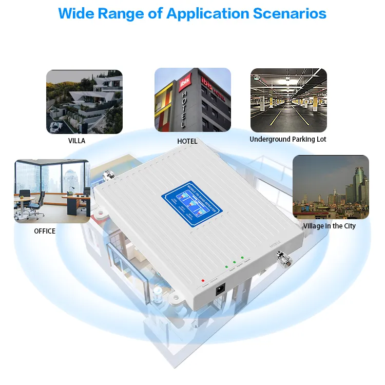 Mobile signal booster 2g 3g 4g lte mobile signal booster for cell phone cellular signal repeater booster amplifier